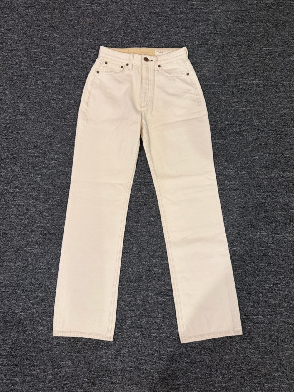 Rag & Bone Alex High Rise Straight Leg Size 25 New $338